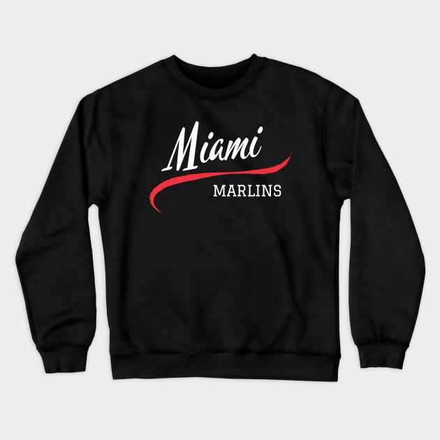 Marlins Retro Crewneck Sweatshirt by CityTeeDesigns